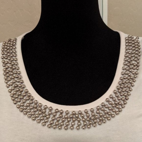 3/$20 / Jewels & Gems/Embellished White Tanktop - Picture 2 of 7